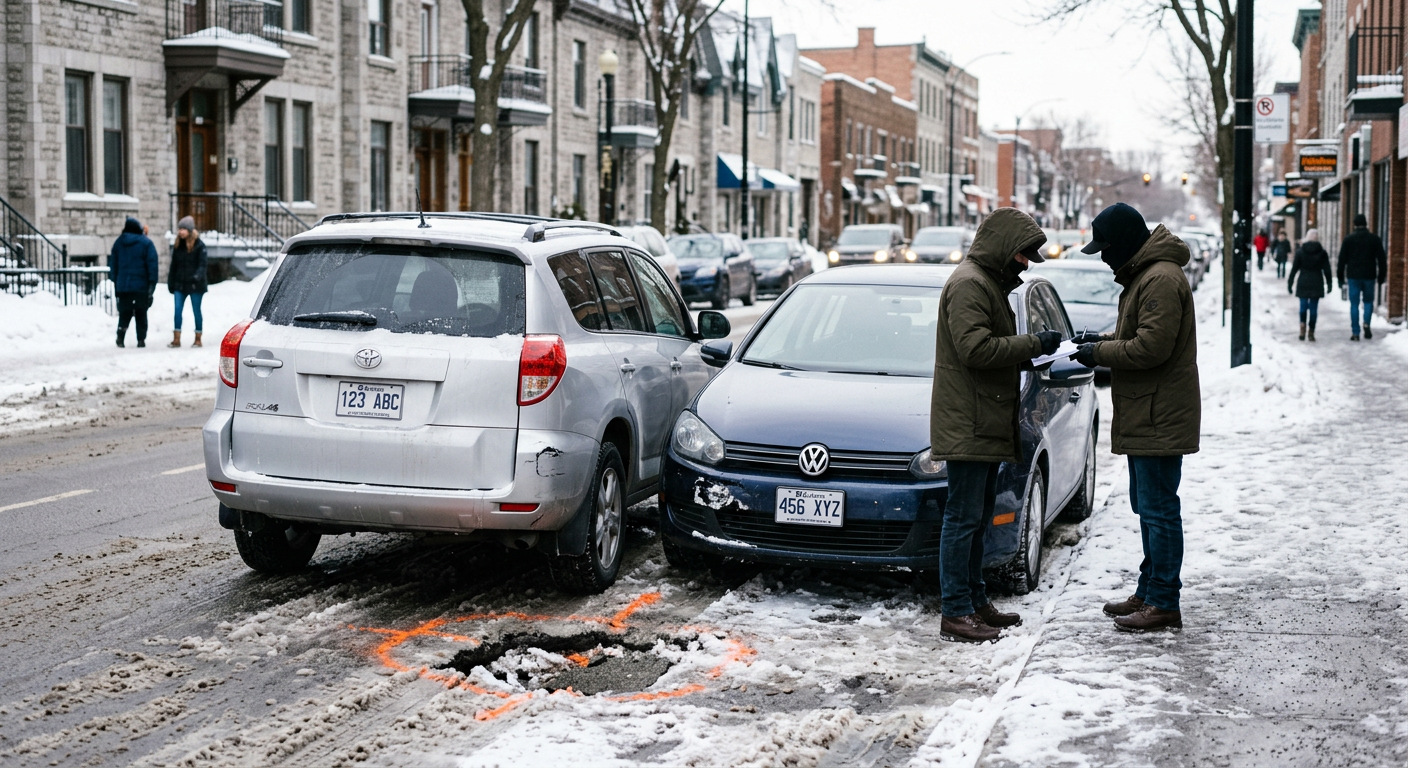 Photo de l'incident — Boul. Laurier