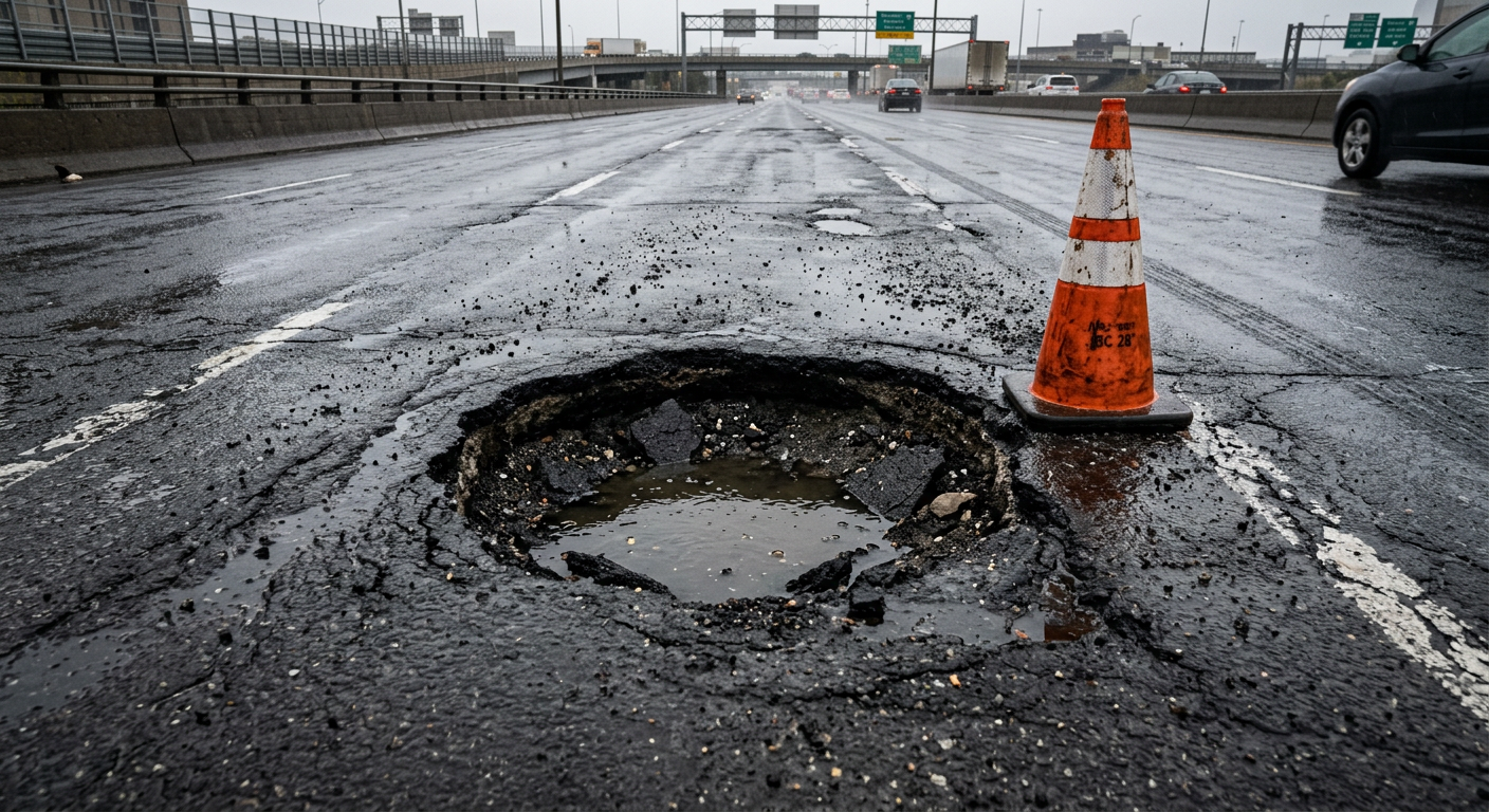 Photo de la zone — Autoroute 40 — Échangeur Décarie