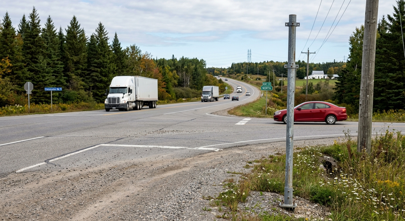 Signalisation manquante ou défectueuse — exemple 1