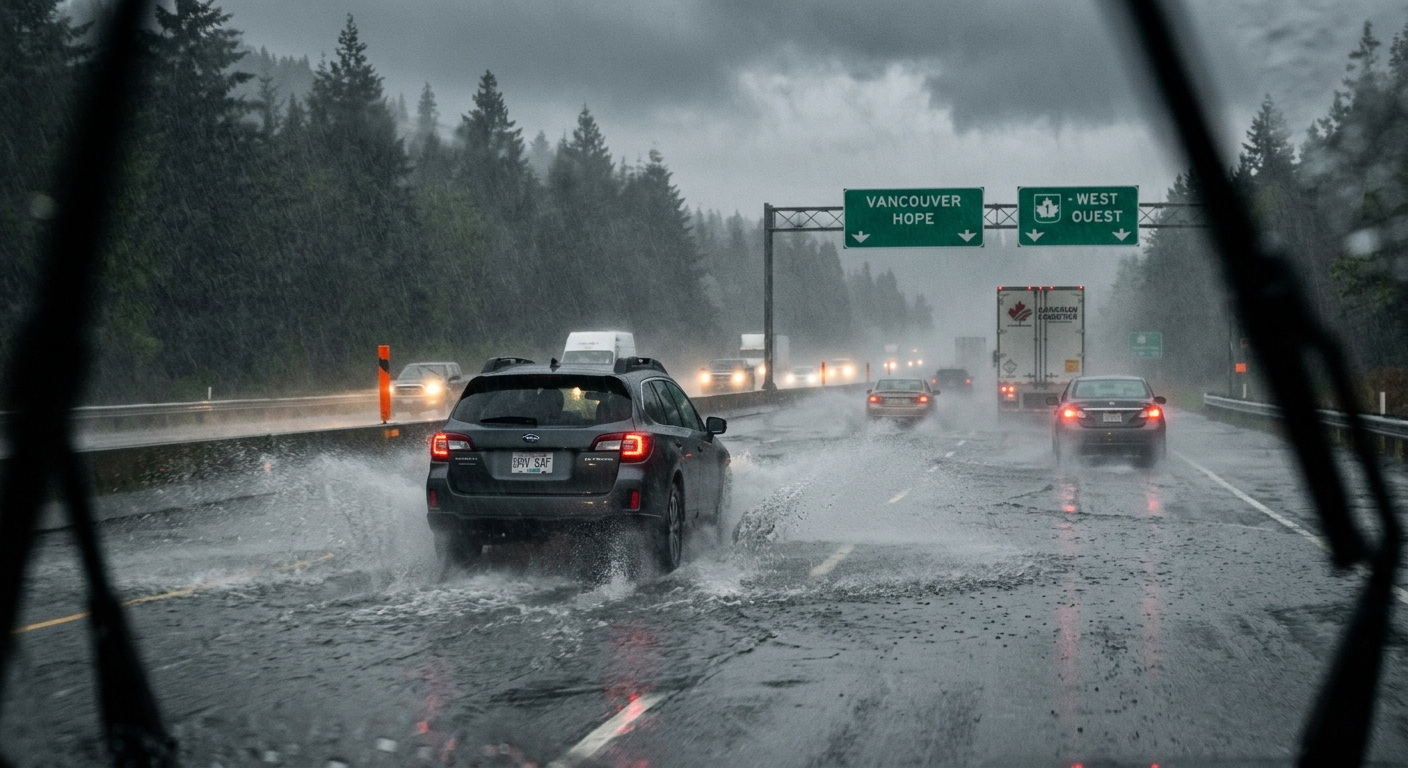 Zone d'aquaplanage — exemple 2